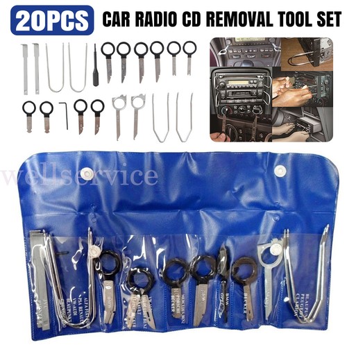 Car radio removal tool kit - radio,